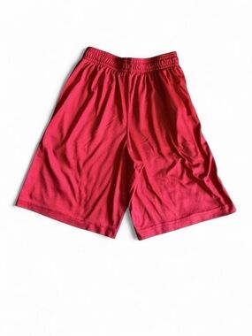 Hibbett Sports Boys Red Athletic Basketball Shorts - Size Medium (10/12)